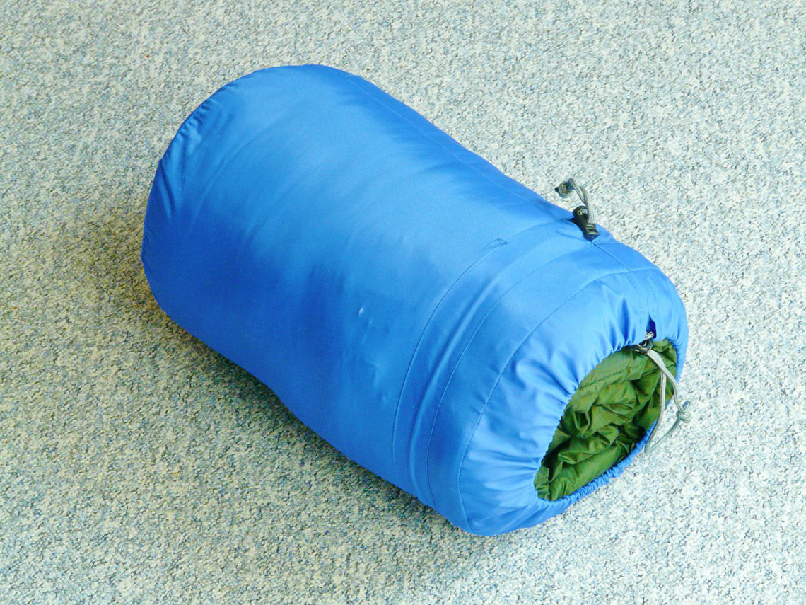 Using a sleeping bag to stay warm in your tent