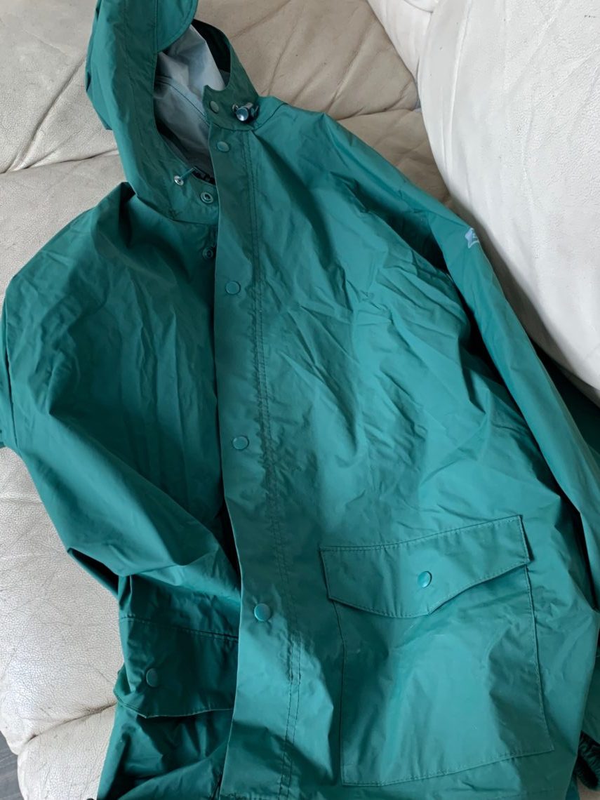 poly viynl coated polyester jacket